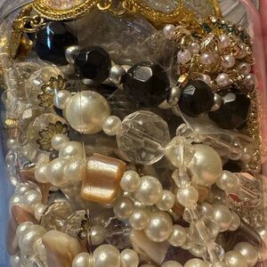 Pearls and Glam Mystery Jewelry Jar